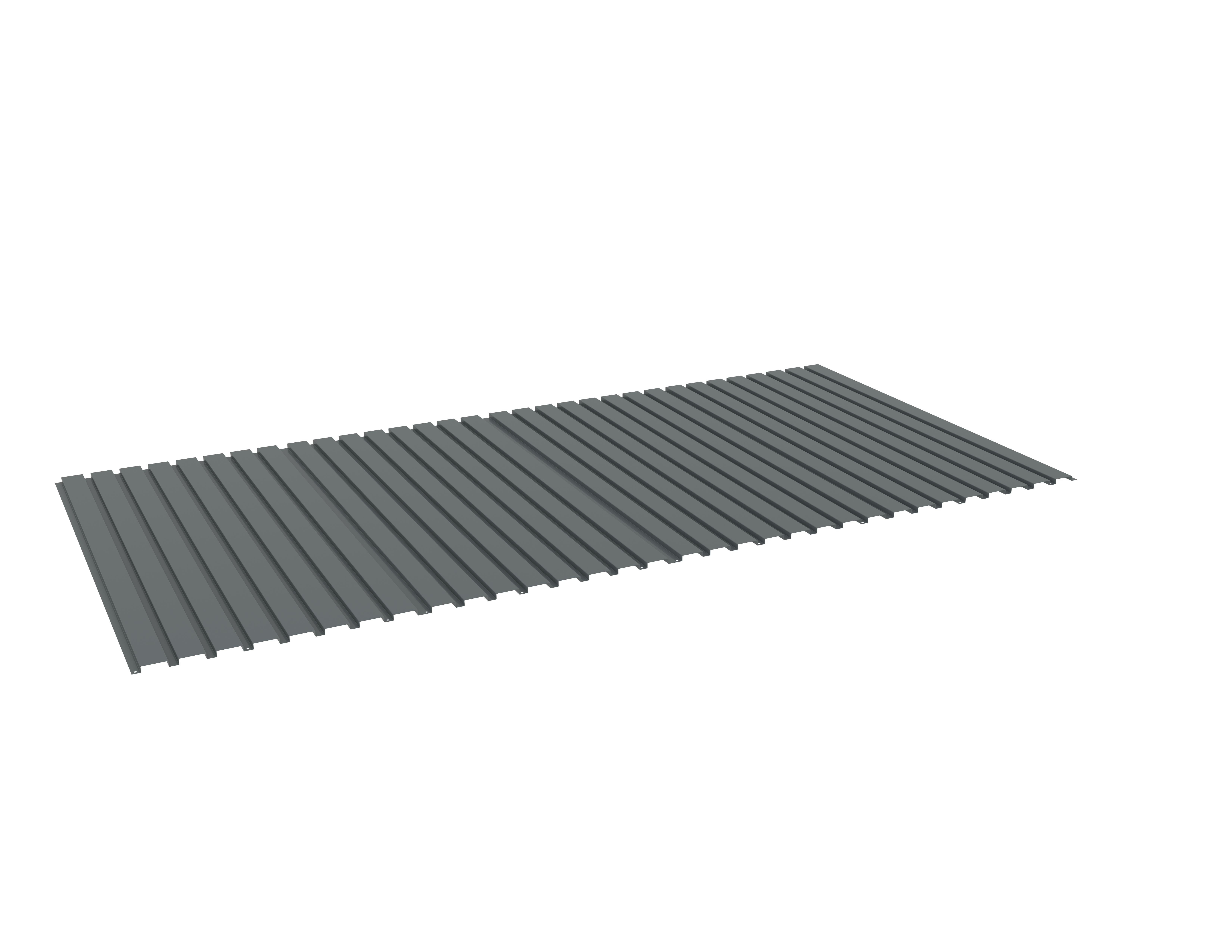 Tennsco Bulk Storage Corrugated Steel Decking