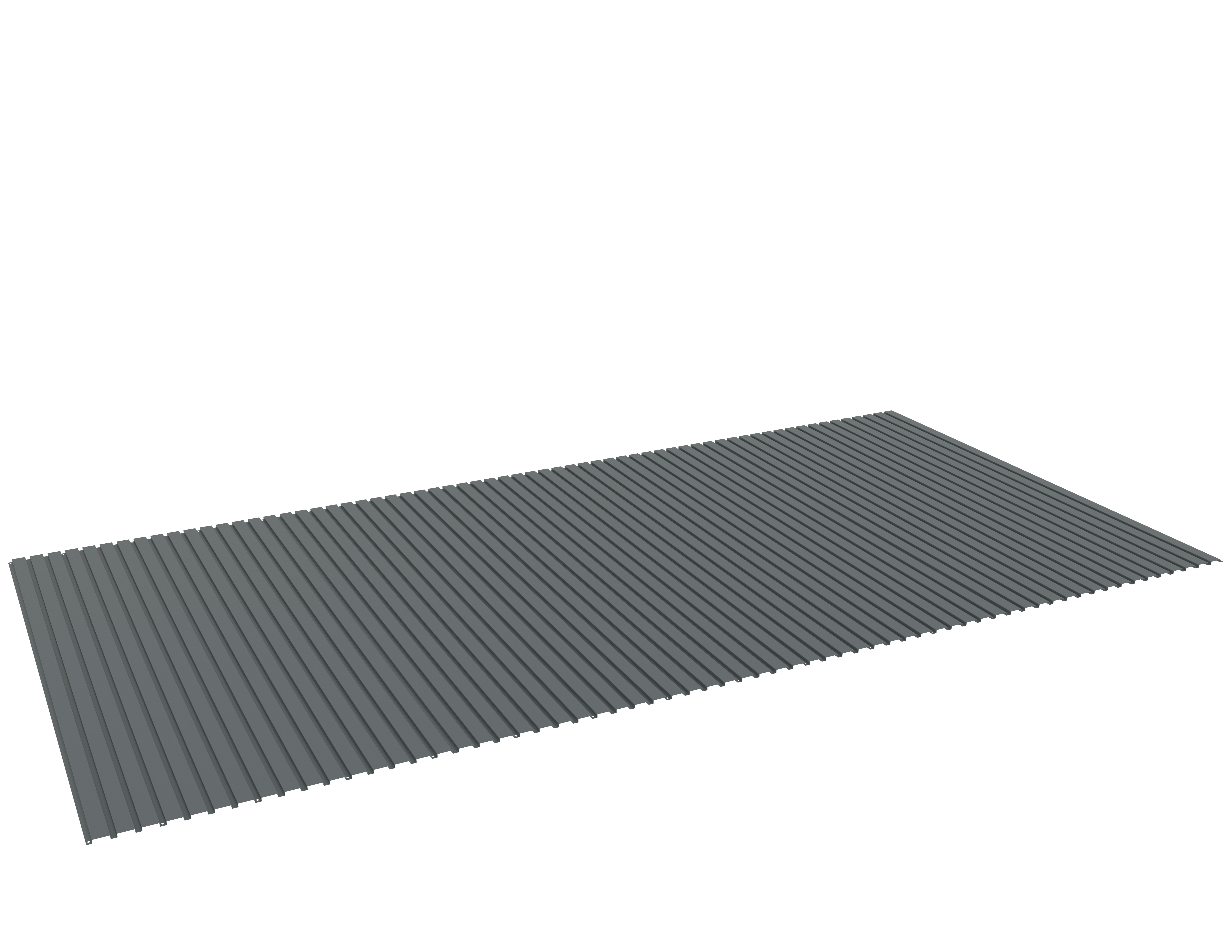 Tennsco Bulk Storage Corrugated Steel Decking