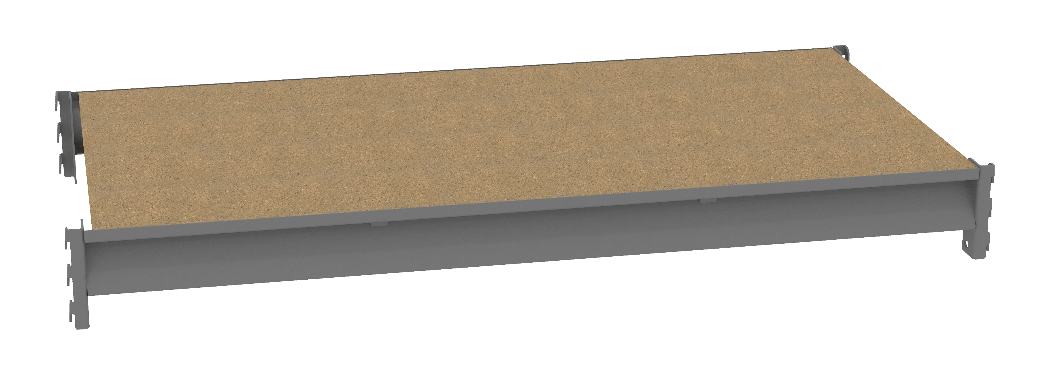 Tennsco Bulk Storage Rack Extra Shelf With Particleboard Decking