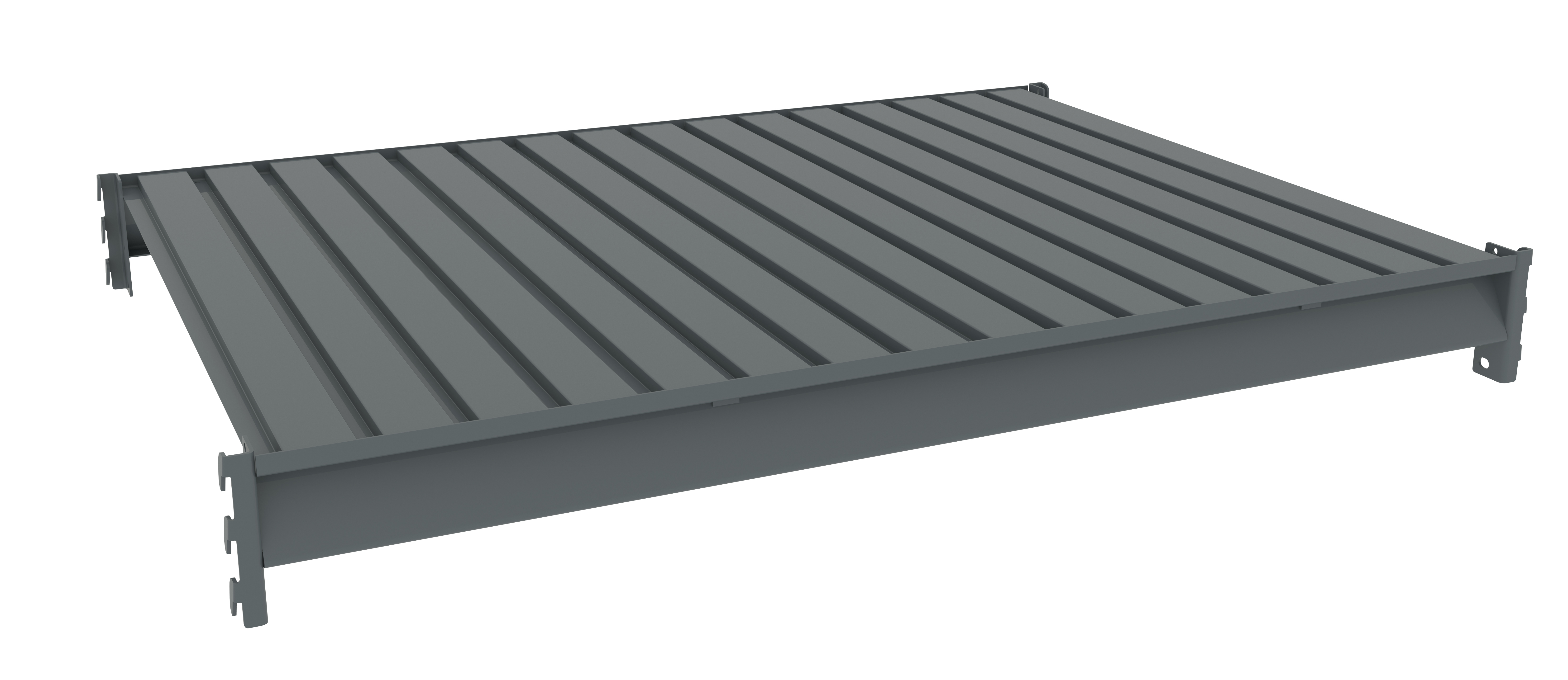 Tennsco Bulk Storage Rack Extra Shelf With Corrugated Decking