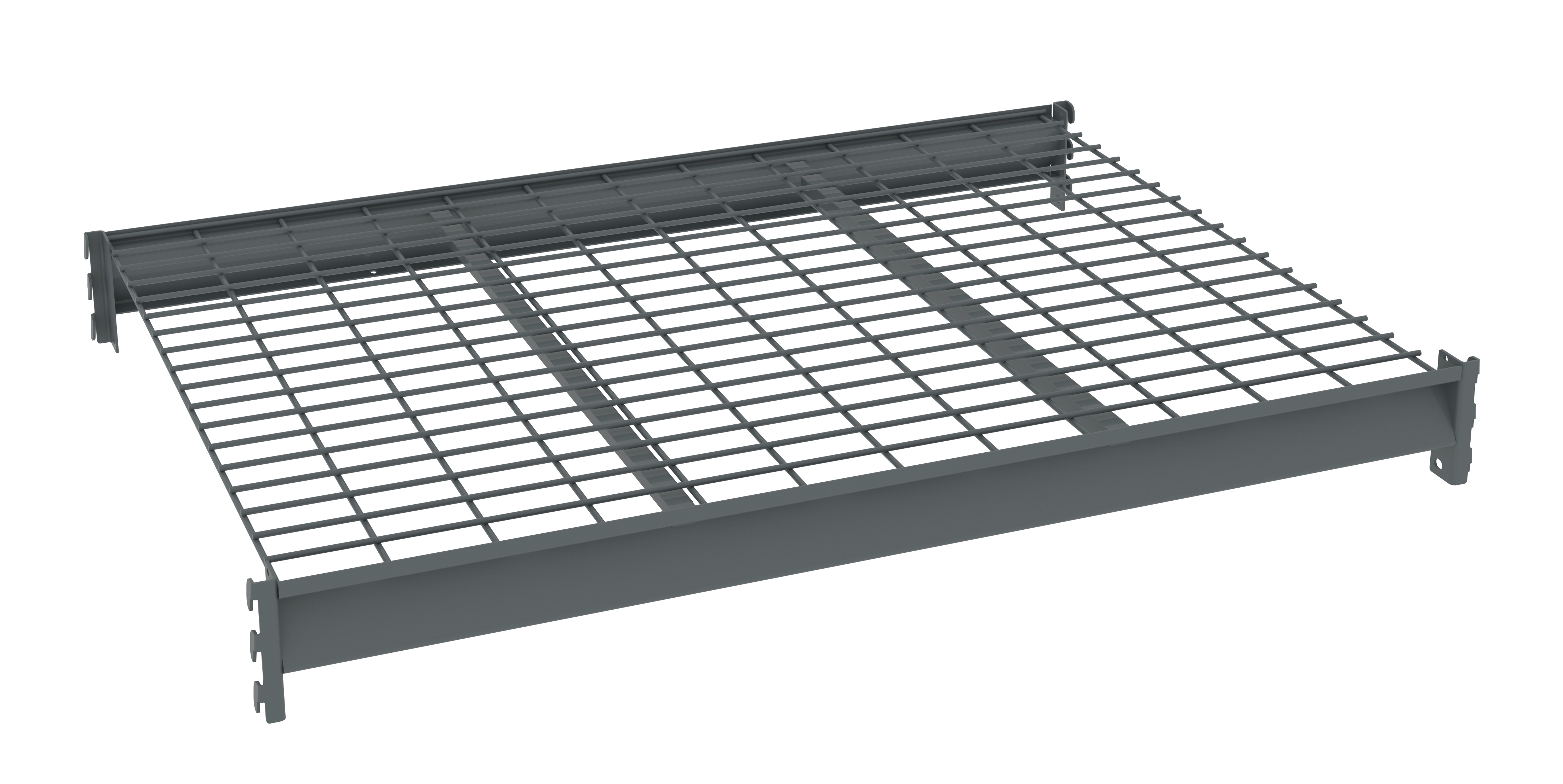 Tennsco Bulk Storage Rack Extra Shelf With Wire Decking