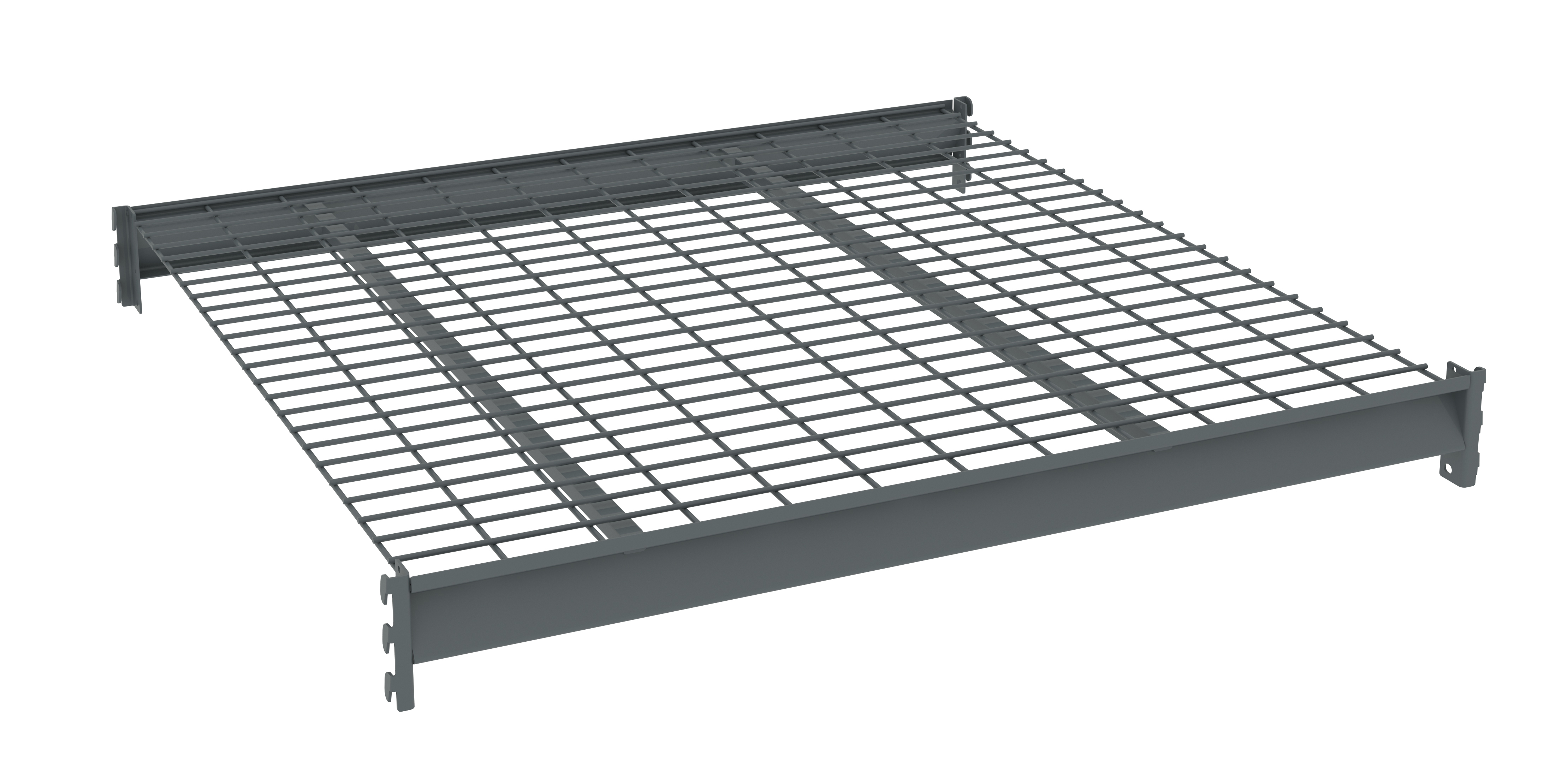 Tennsco Bulk Storage Rack Extra Shelf With Wire Decking