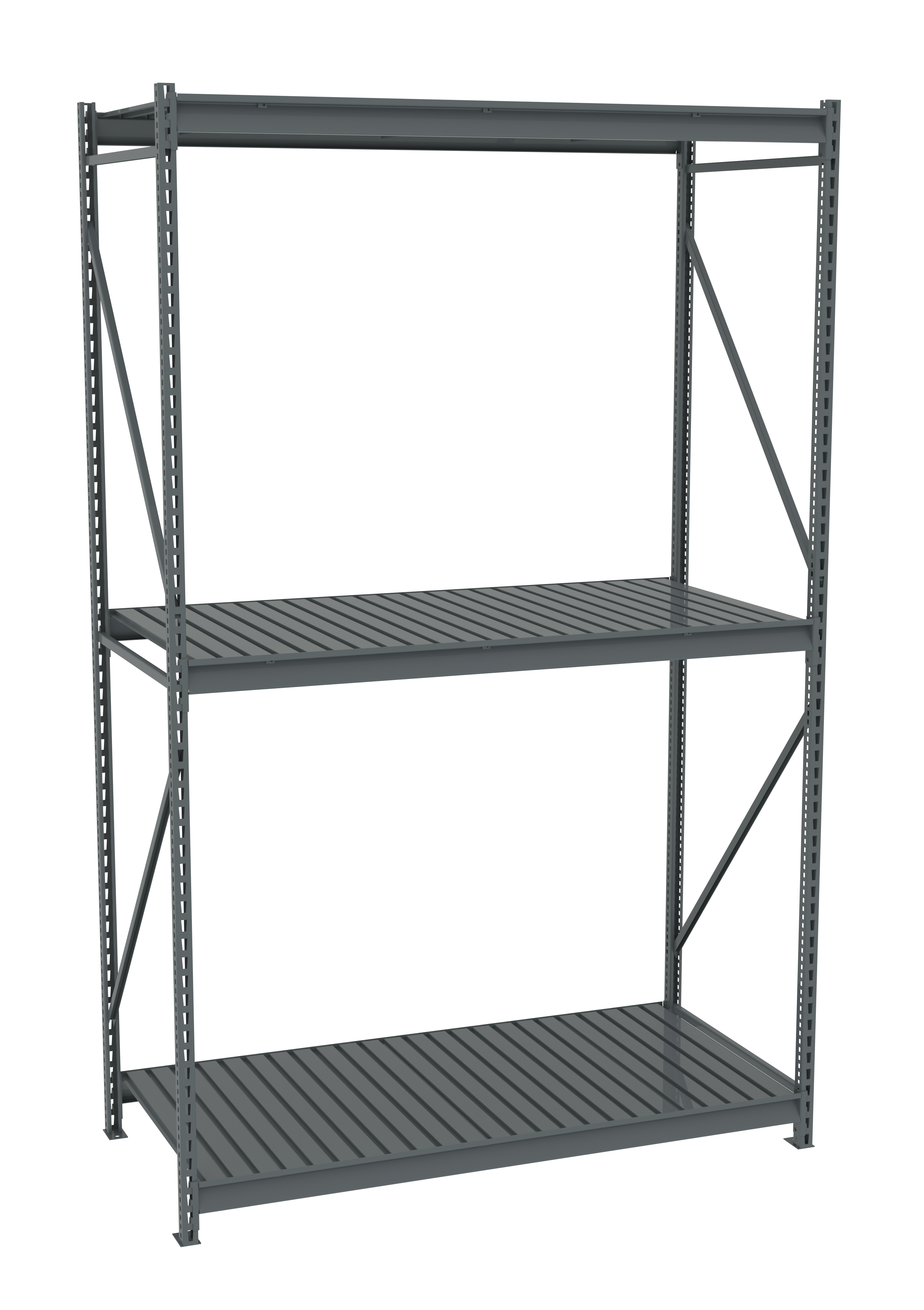 Tennsco Bulk Storage Rack Starter Unit With Corrugated Decking