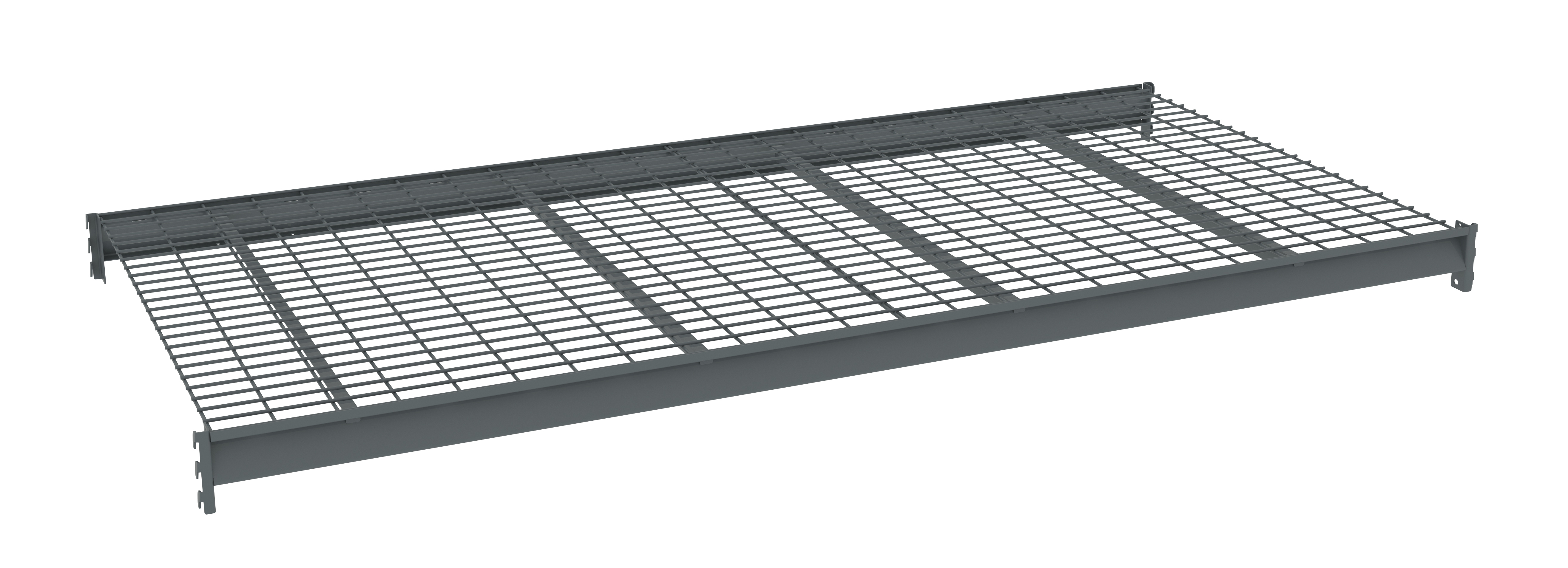 Tennsco Bulk Storage Rack Extra Shelf With Wire Decking