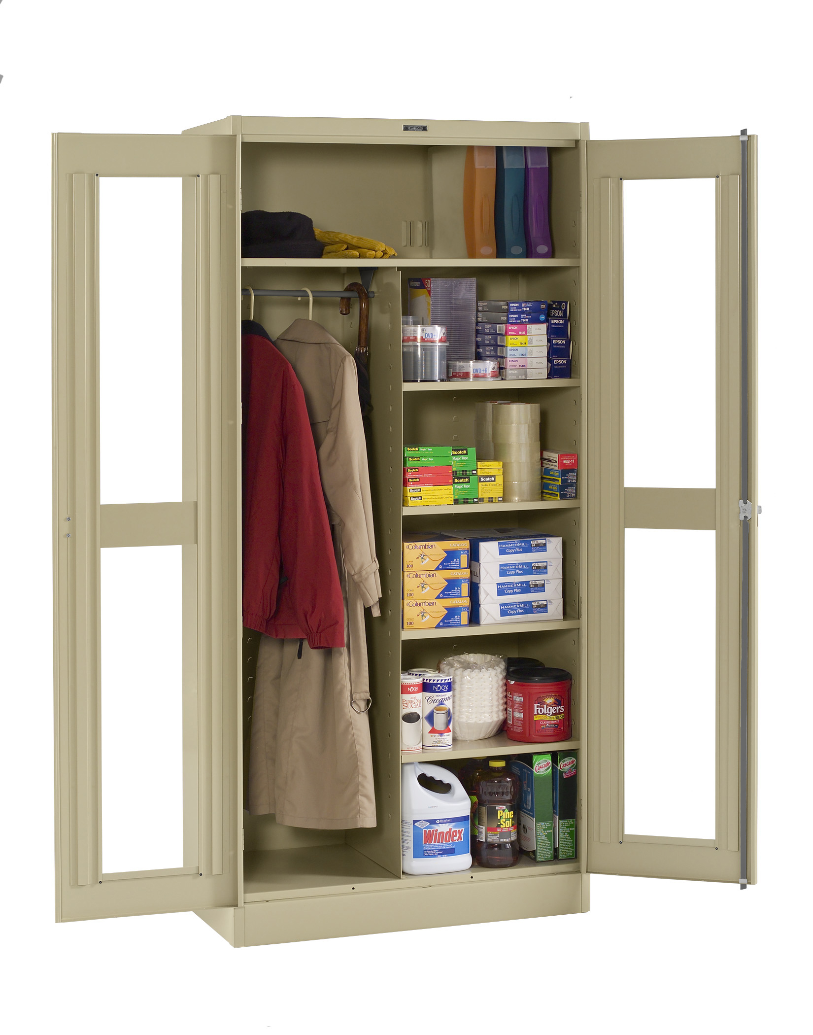 Tennsco Storage Made Easy Deluxe Combination Cabinet (Welded)