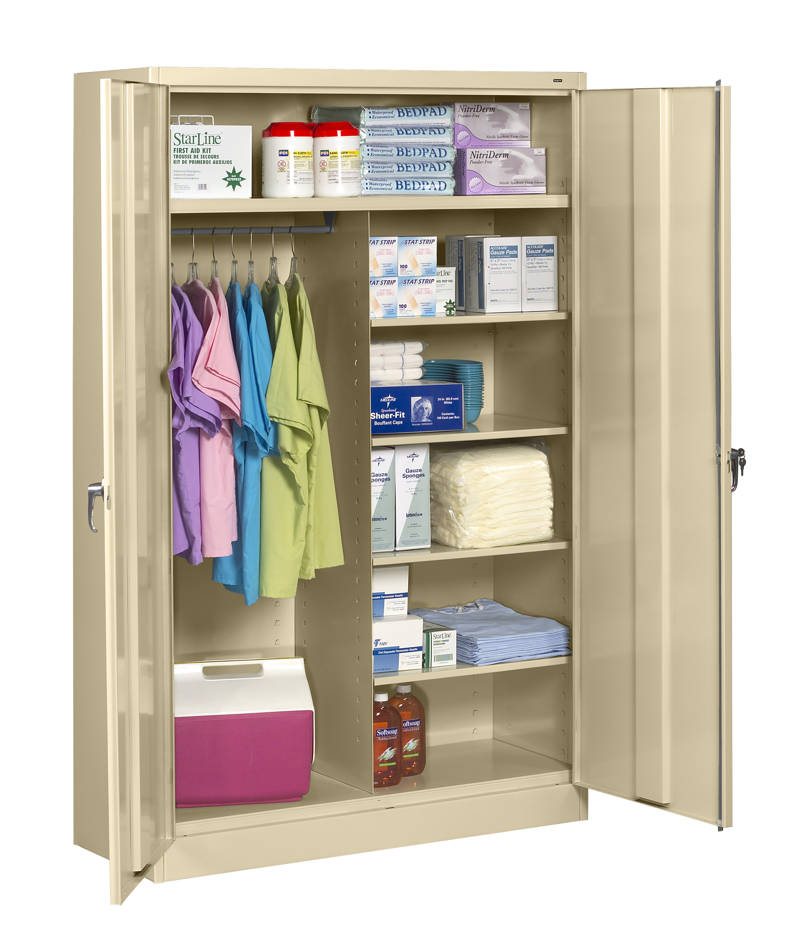 Tennsco - Storage Made Easy - Jumbo Combination Cabinet (Unassembled)