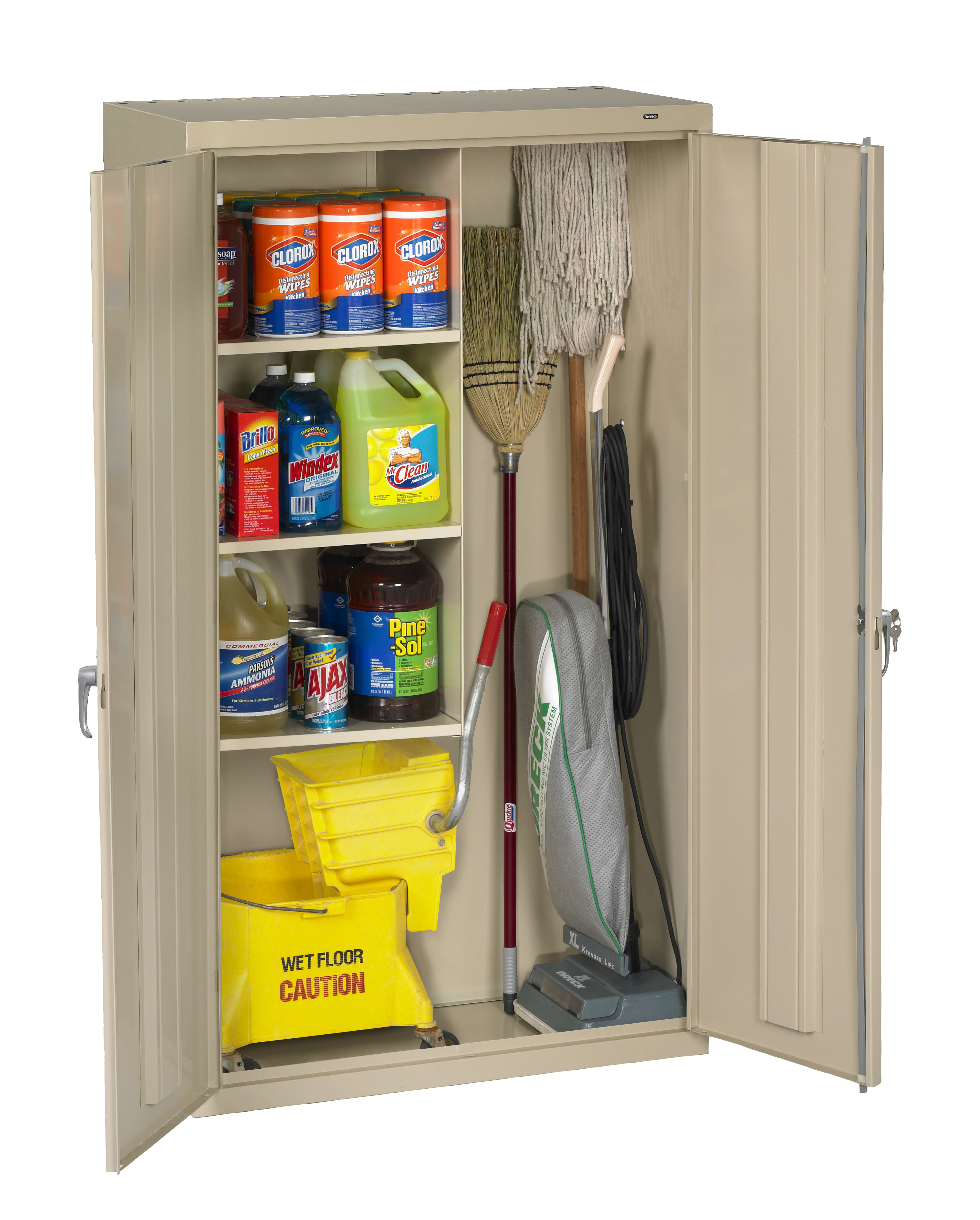 Tennsco Storage Made Easy Janitorial Supply Cabinet