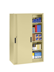 Tennsco - Storage Made Easy - Jumbo Sliding Door 27 Deep Cabinet
