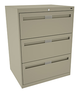 Tennsco Storage Made Easy 3 High Lateral Files With