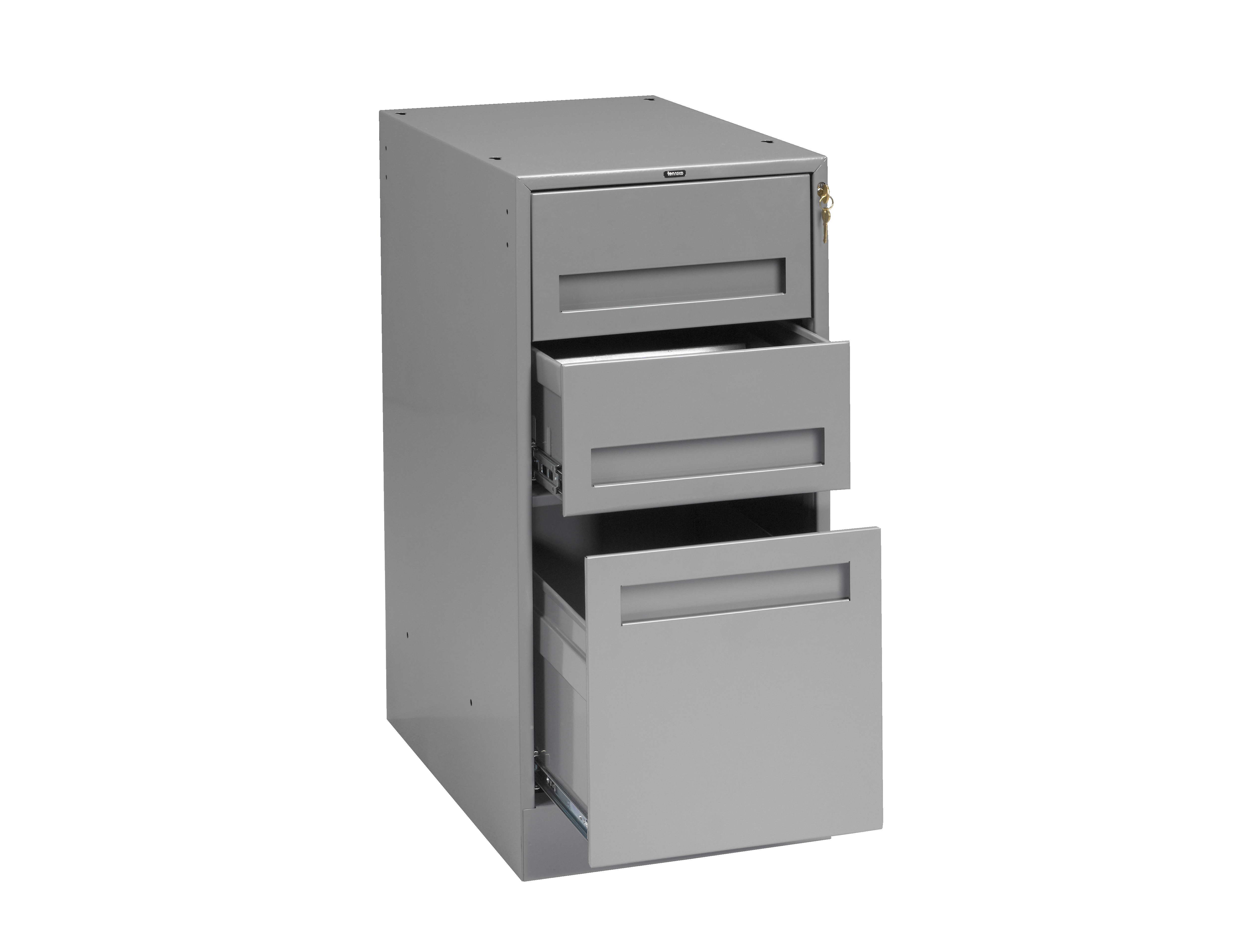 Tennsco 3 Drawer Pedestal