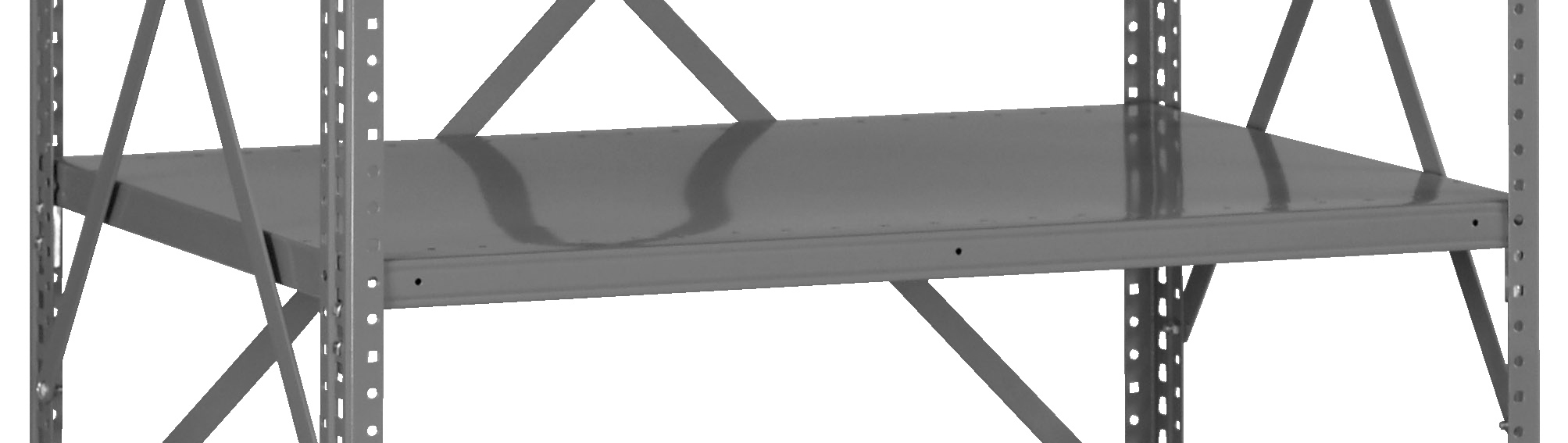 Tennsco Industrial Shelf for Q-Line Shelving – 22 Gauge