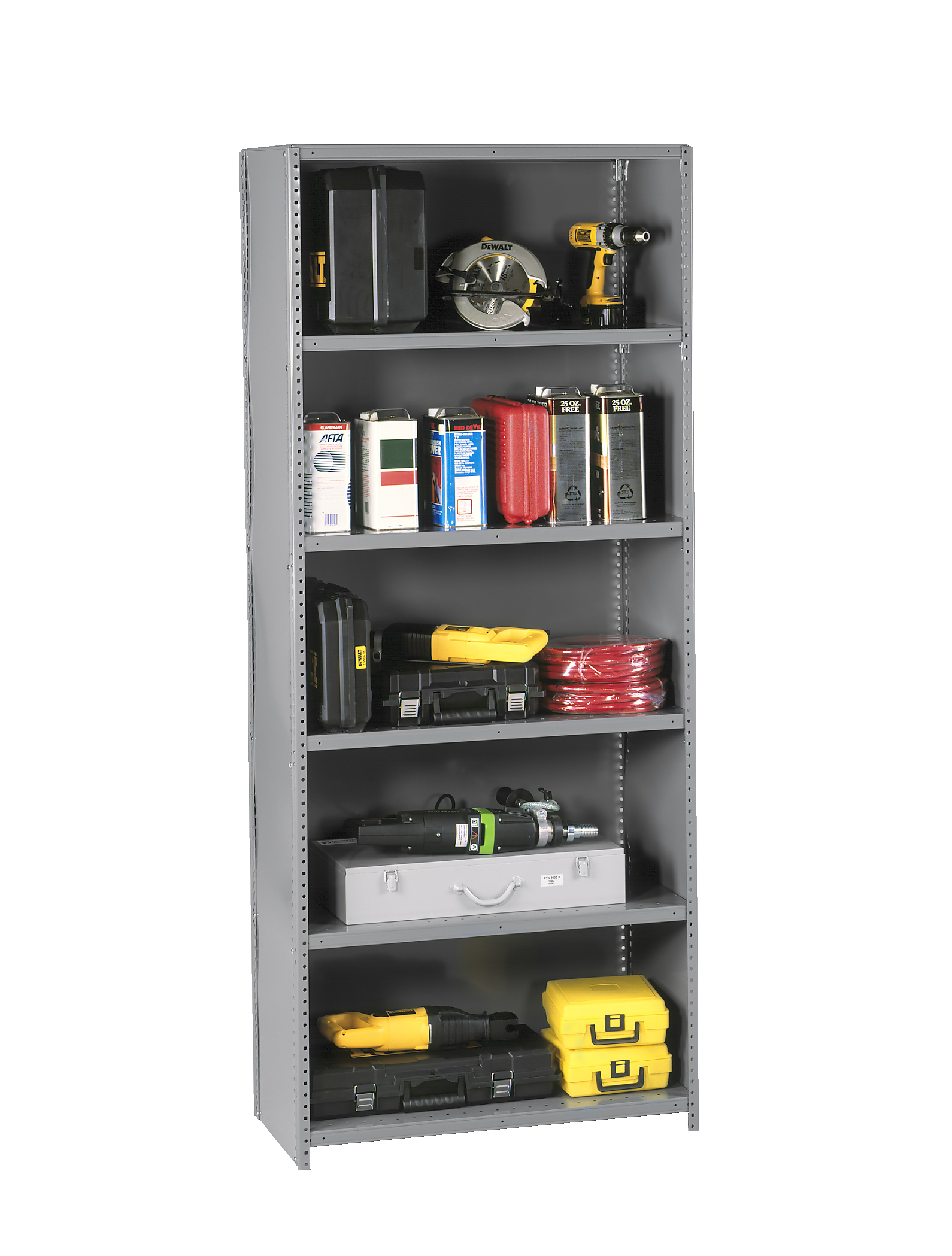 Tennsco Storage Made Easy 6 Shelf QLine Shelving Closed Starter