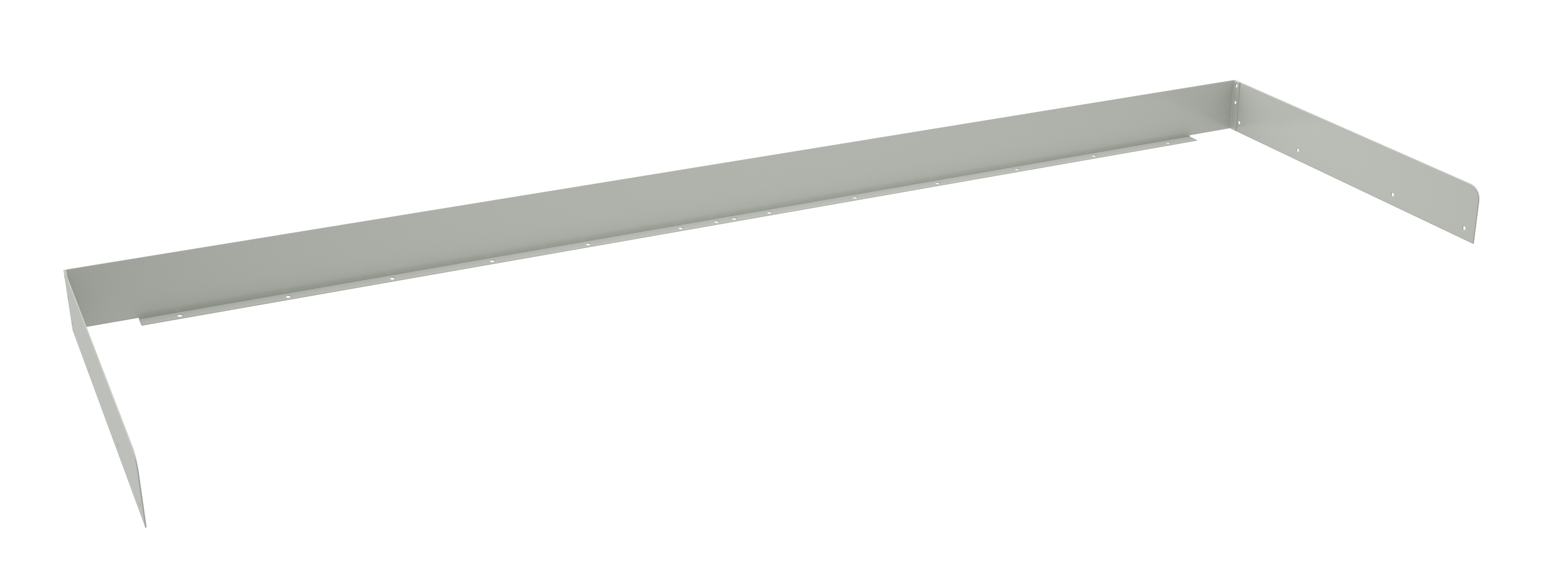 Tennsco Side & Back Rail Kit for Workbench (96″w x 30″d)