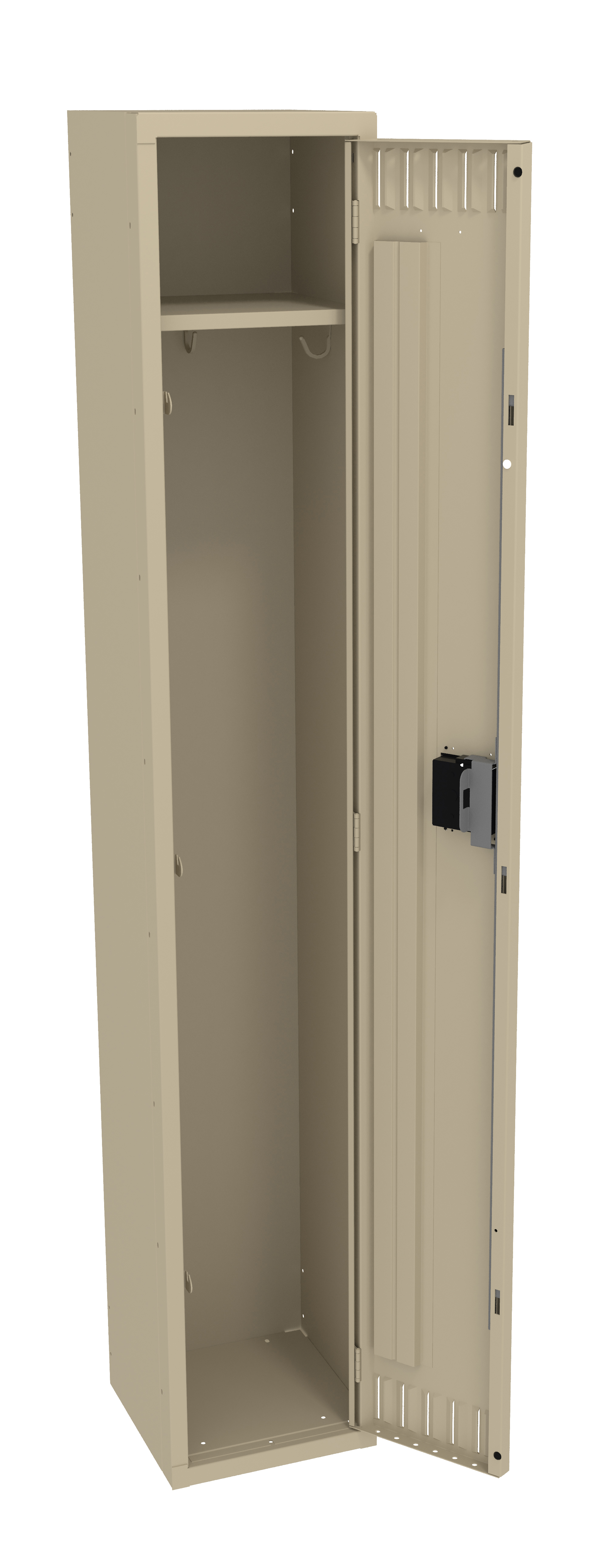 Tennsco Single Tier Locker – One Wide Without Legs (Unassembled)