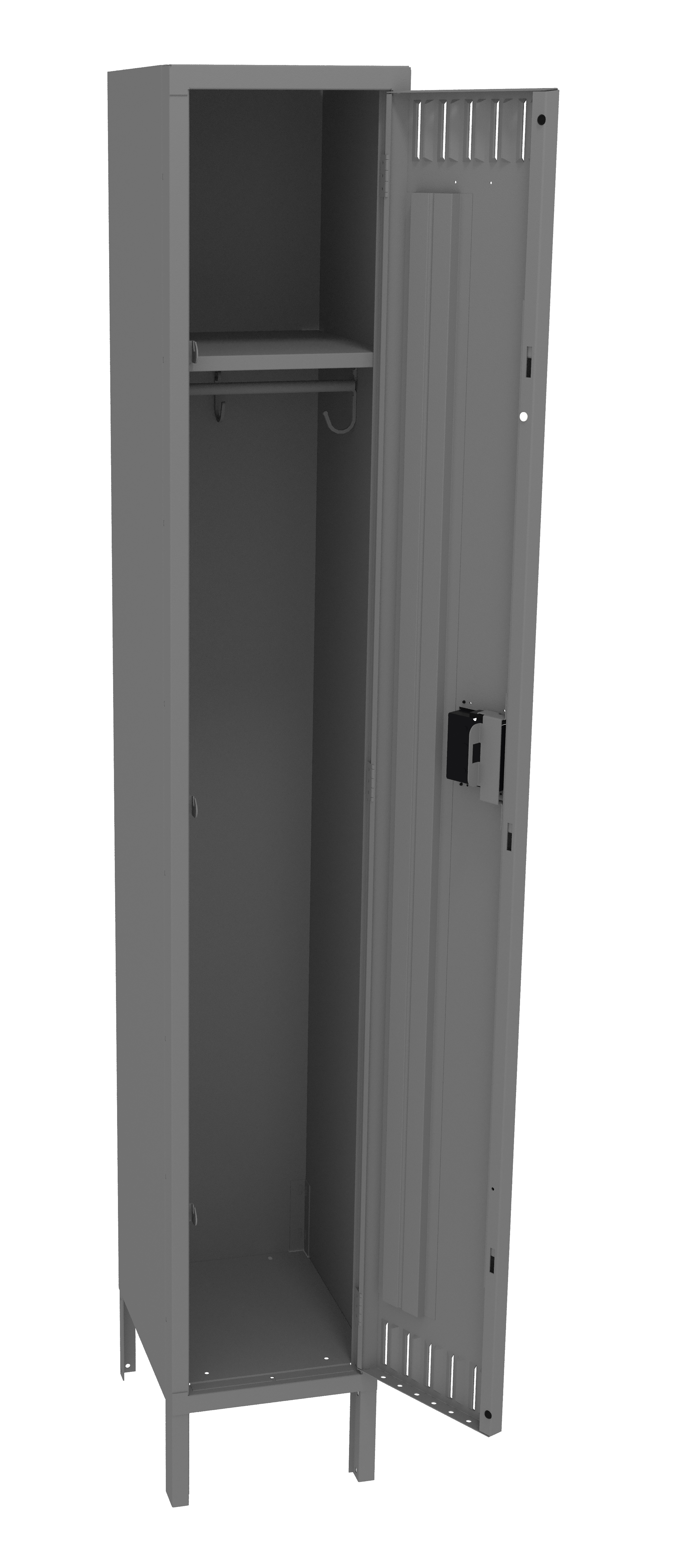 Tennsco Single Tier Locker – One Wide With Legs (Assembled)