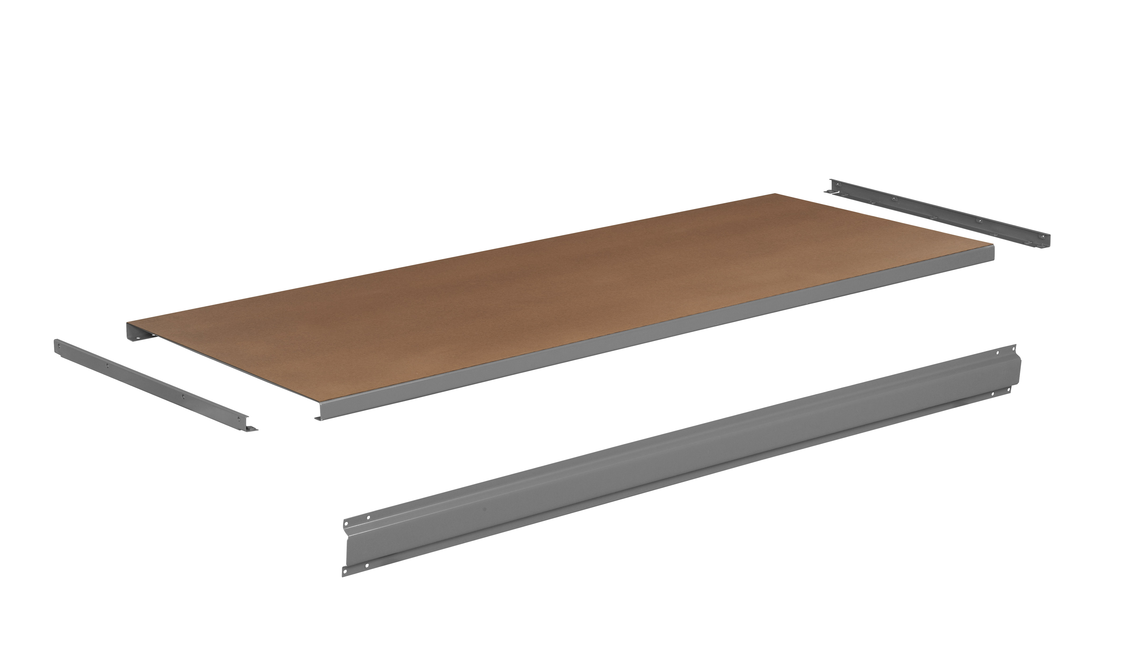 Tennsco Steel with Hardboard Top with Stringer for 72″w x 30″d