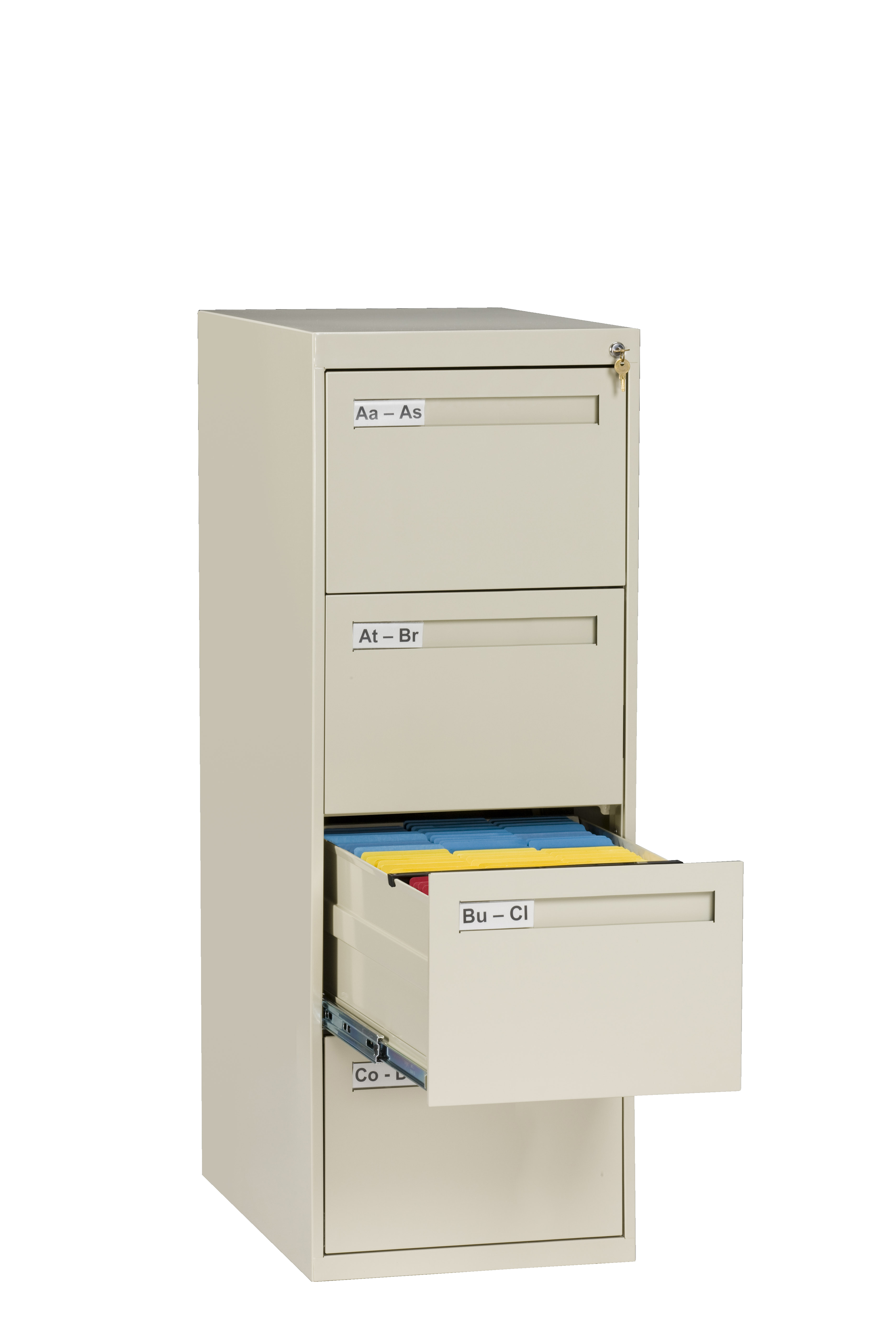 Tennsco Storage Made Easy 4 Drawer Vertical File Legal Size