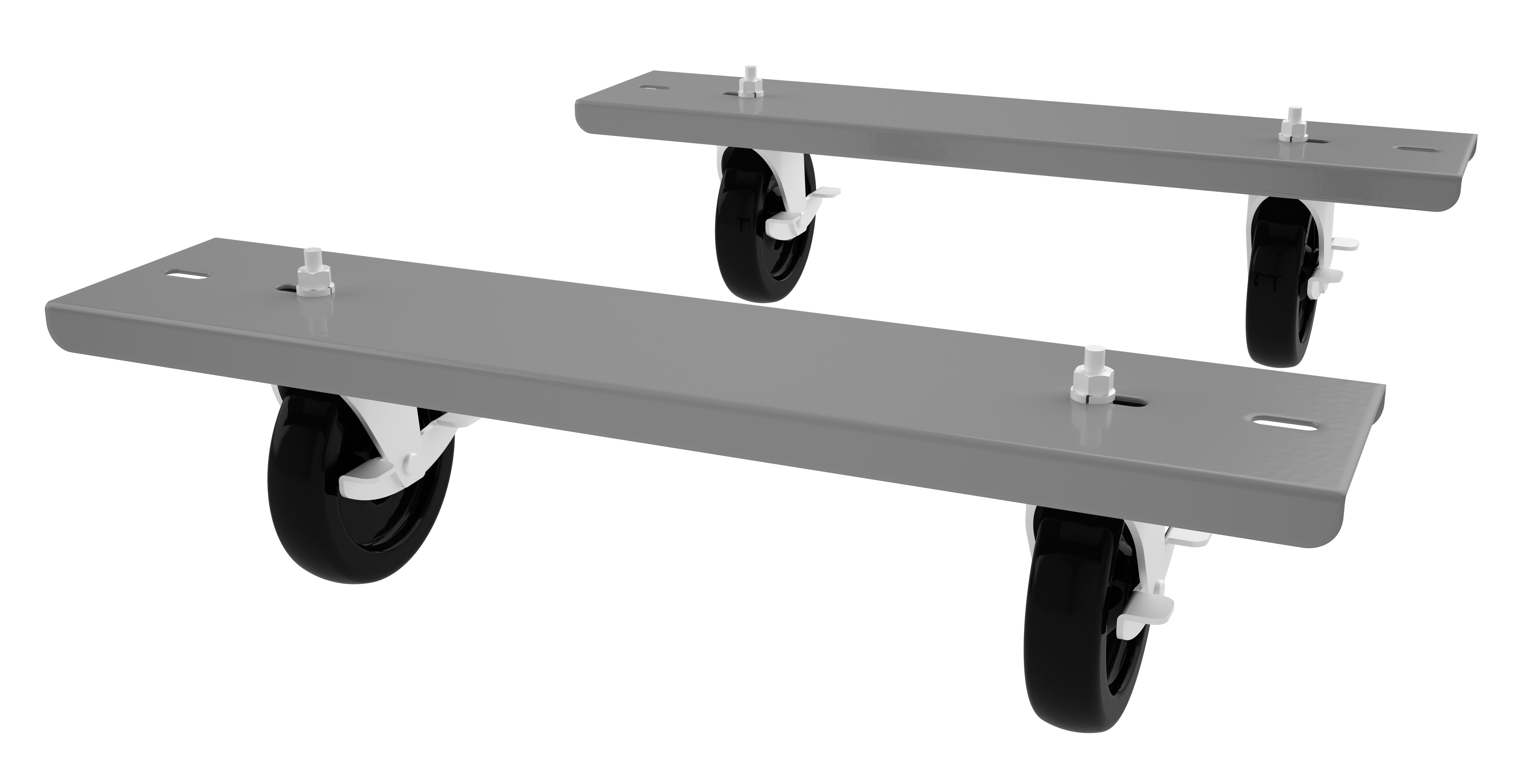 Tennsco Workbench Caster Kit for 30″w x 36″d Legs – All Swivel