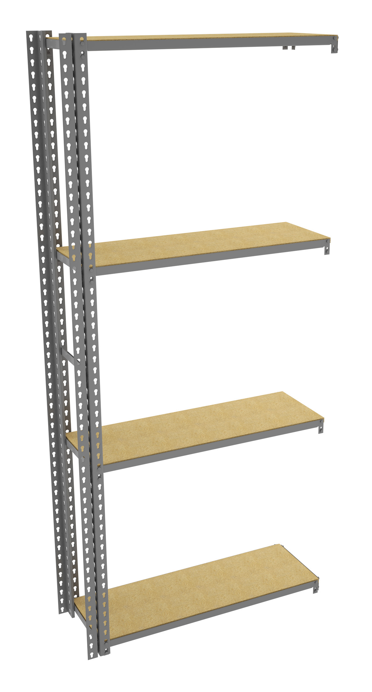 Tennsco Z-Line Low Profile Add-On Decking Unit