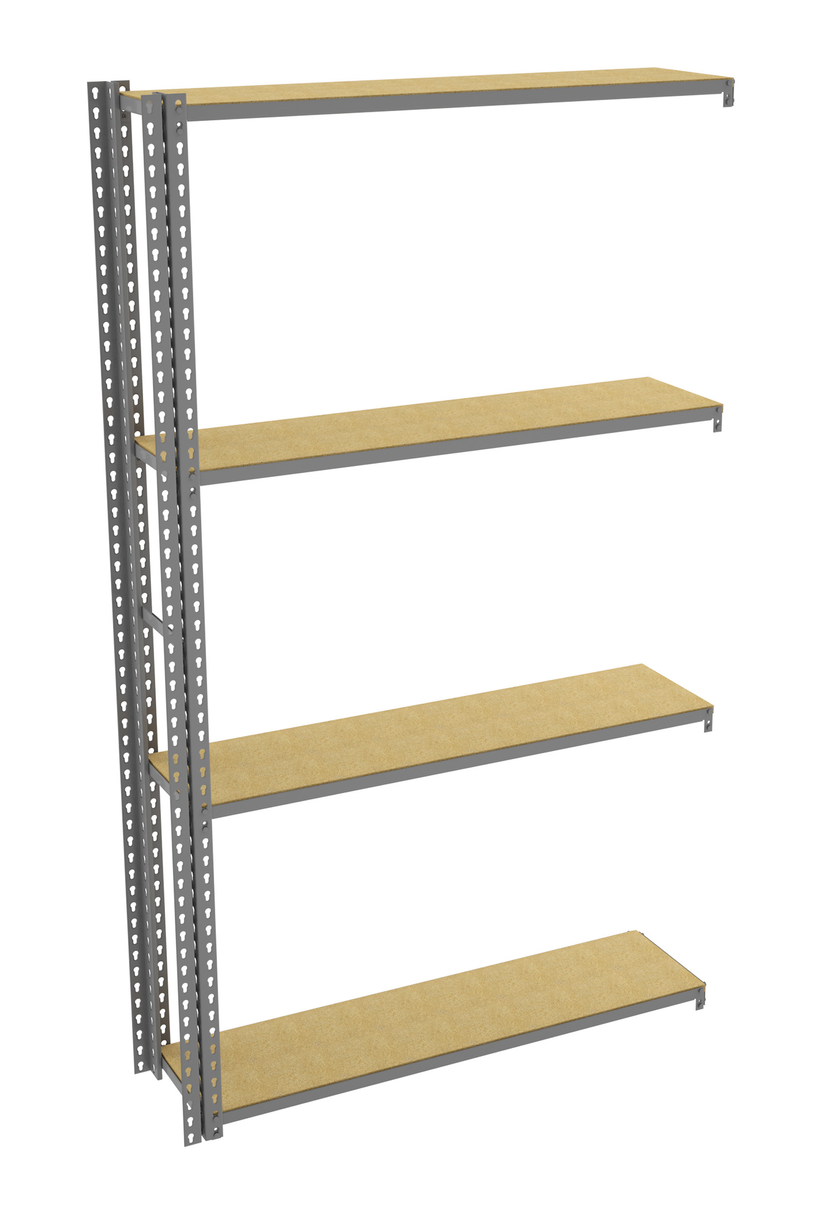 Tennsco Z-Line Low Profile Add-On Decking Unit