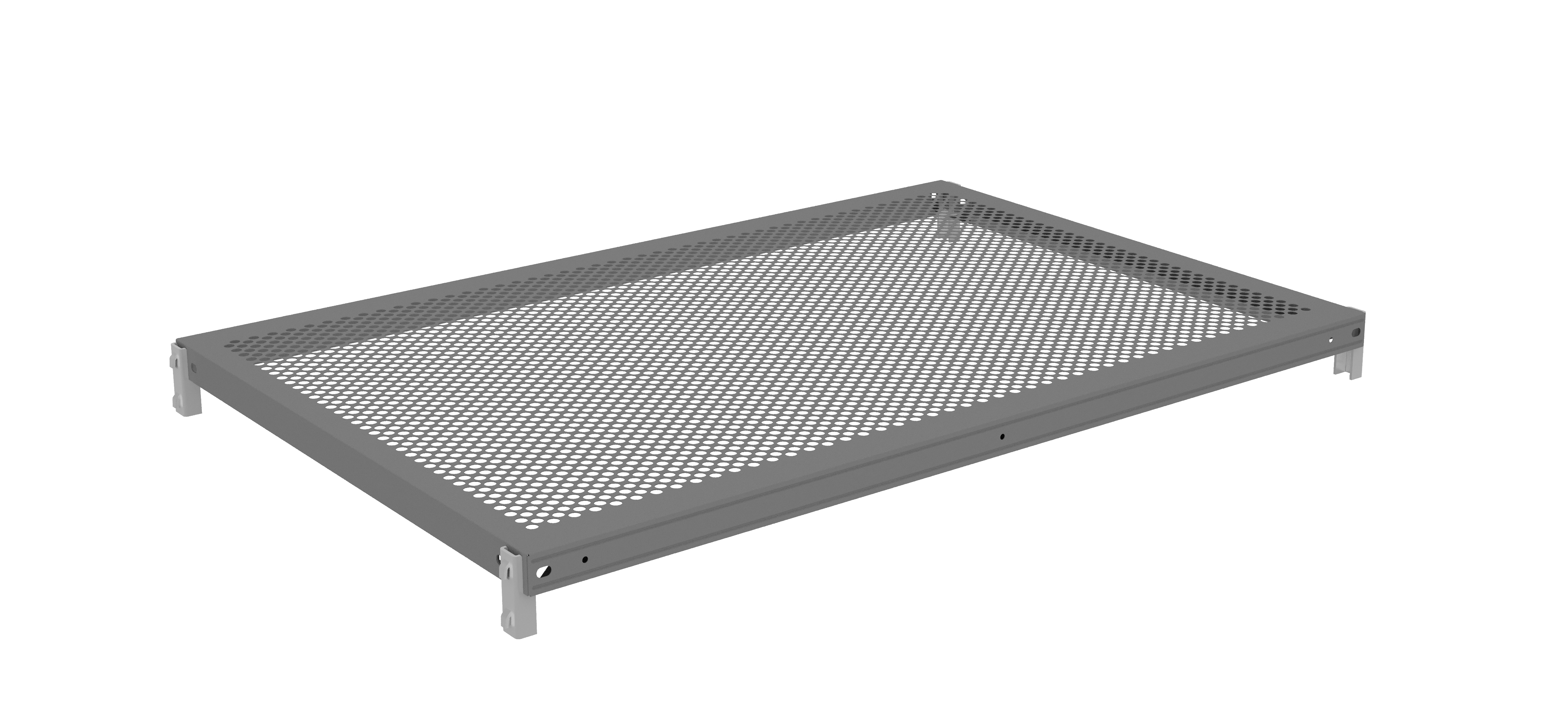 Tennsco Z-Line Perforated Steel Shelving Extra Shelf