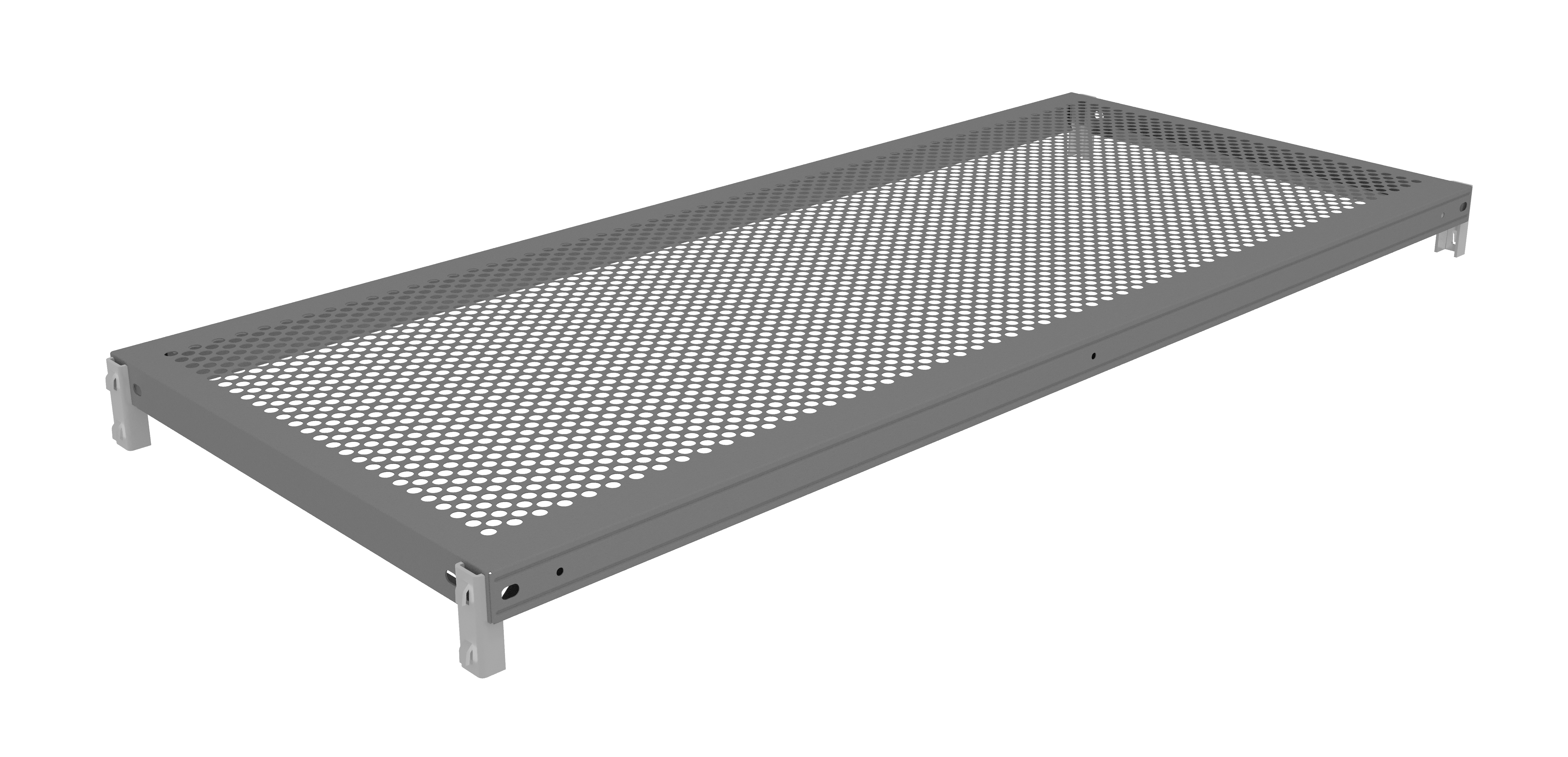Tennsco Z-Line Perforated Steel Shelving Extra Shelf