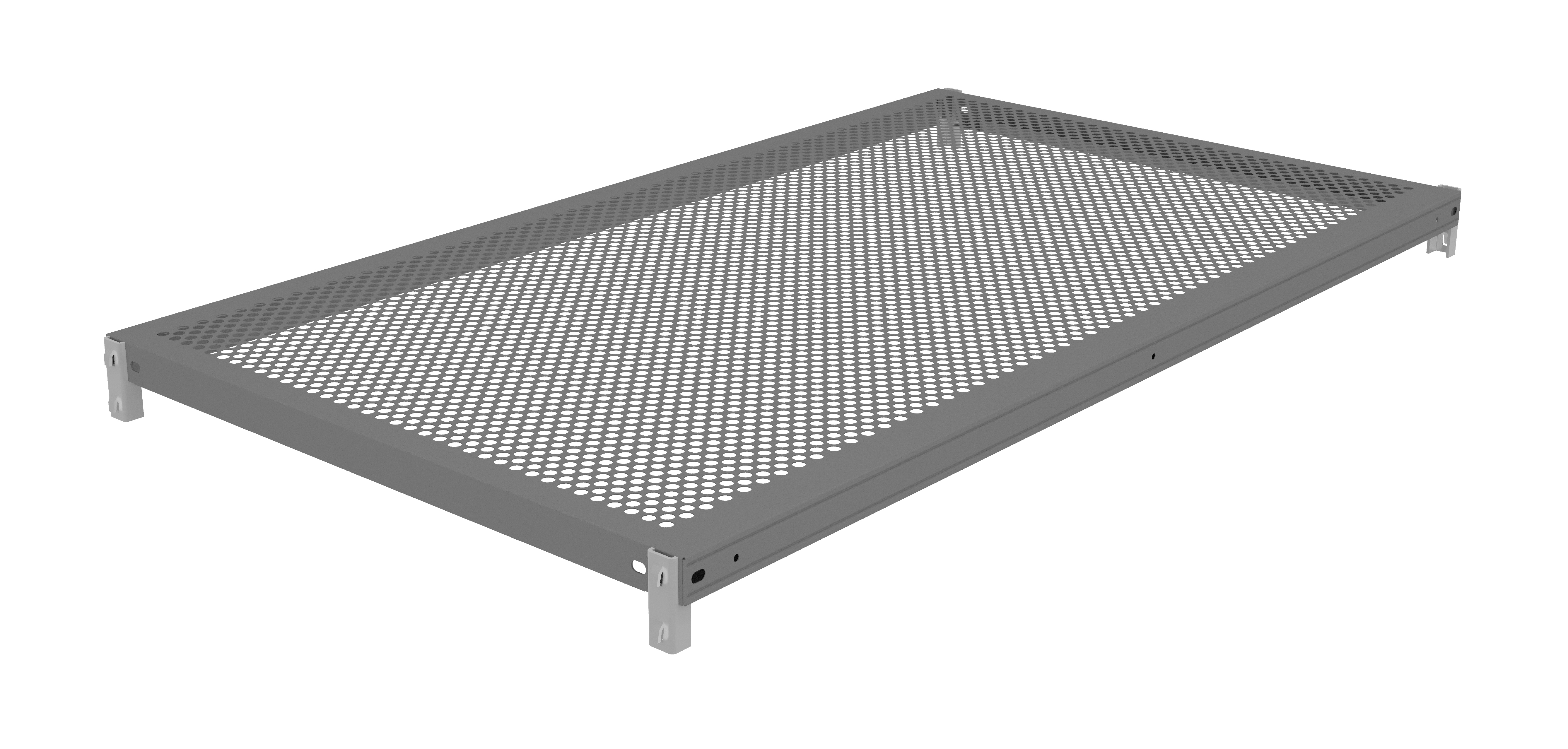 Tennsco Z-Line Perforated Steel Shelving Extra Shelf