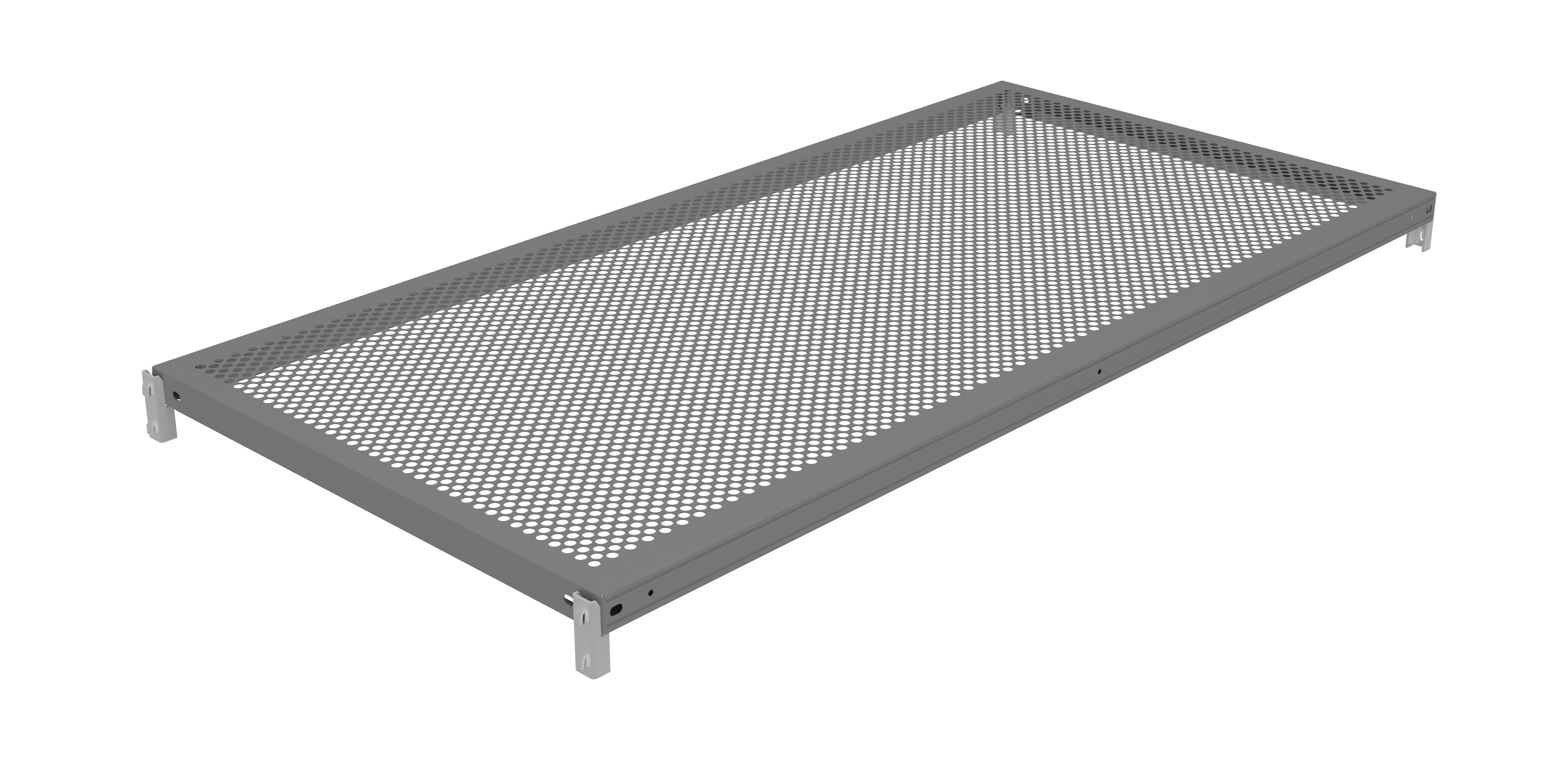 Tennsco Z-Line Perforated Steel Shelving Extra Shelf